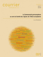 La Communauté germanophone au sein du Comité des régions de l'Union européenne