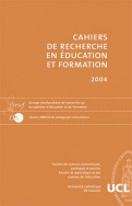 Cahier de recherche en éducation et formation