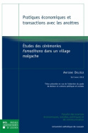 Pratiques économiques et transactions avec les ancêtres