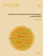 Les mutations de la coopération belge au développement au prisme des ONG