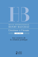 Revue internationale Henry Bauchau n° 6 - 2014