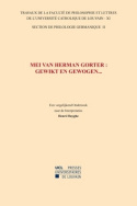 Mei van Herman Gorter : gewikt en gewogen... Een vergelijkend onderzoek naar de interpretaties