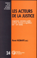 Les acteurs de la justice