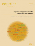 Programme stratégique transversal (PST) et gouvernance locale en Wallonie