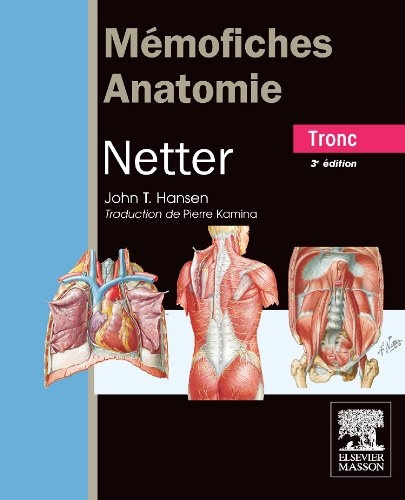 Mémofiches Anatomie Netter Tronc
