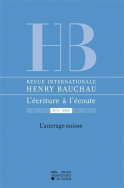 Revue internationale Henry Bauchau n°3 - 2010
