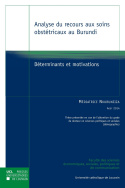 Analyse du recours aux soins obstétricaux au Burundi