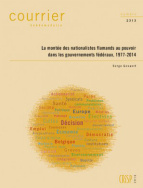 La montée des nationalistes flamands au pouvoir dans les gouvernements fédéraux, 1977-2014
