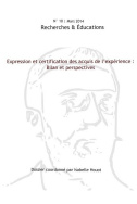 Expression et certification des acquis de l'expérience : Bilan et perspectives