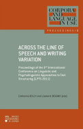Across the Line of Speech and Writing Variation