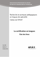 La certification en langues