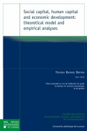 Social capital, human capital and economic development: theoretical model and empirical analyses